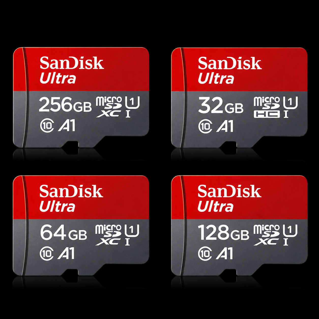 High-Speed MicroSD Memory Card (32GB–128GB) – Class 10 Storage for Security Cameras, Phones & Smart Devices