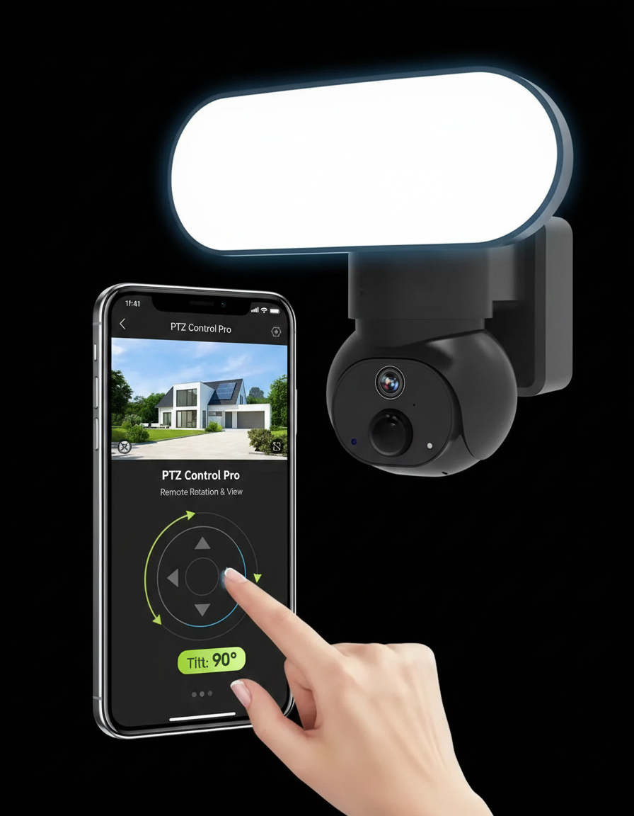 GuardNest Solar Floodlight.