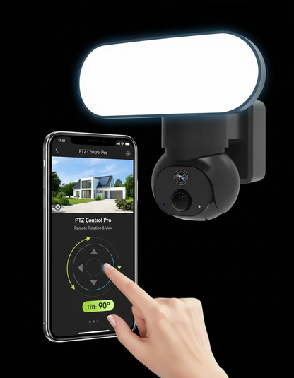 GuardNest Solar Floodlight.