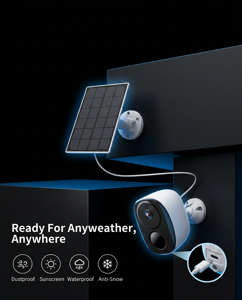 GuardNest Core Cam with Floodlight.