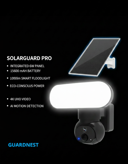 GuardNest Solar Floodlight.