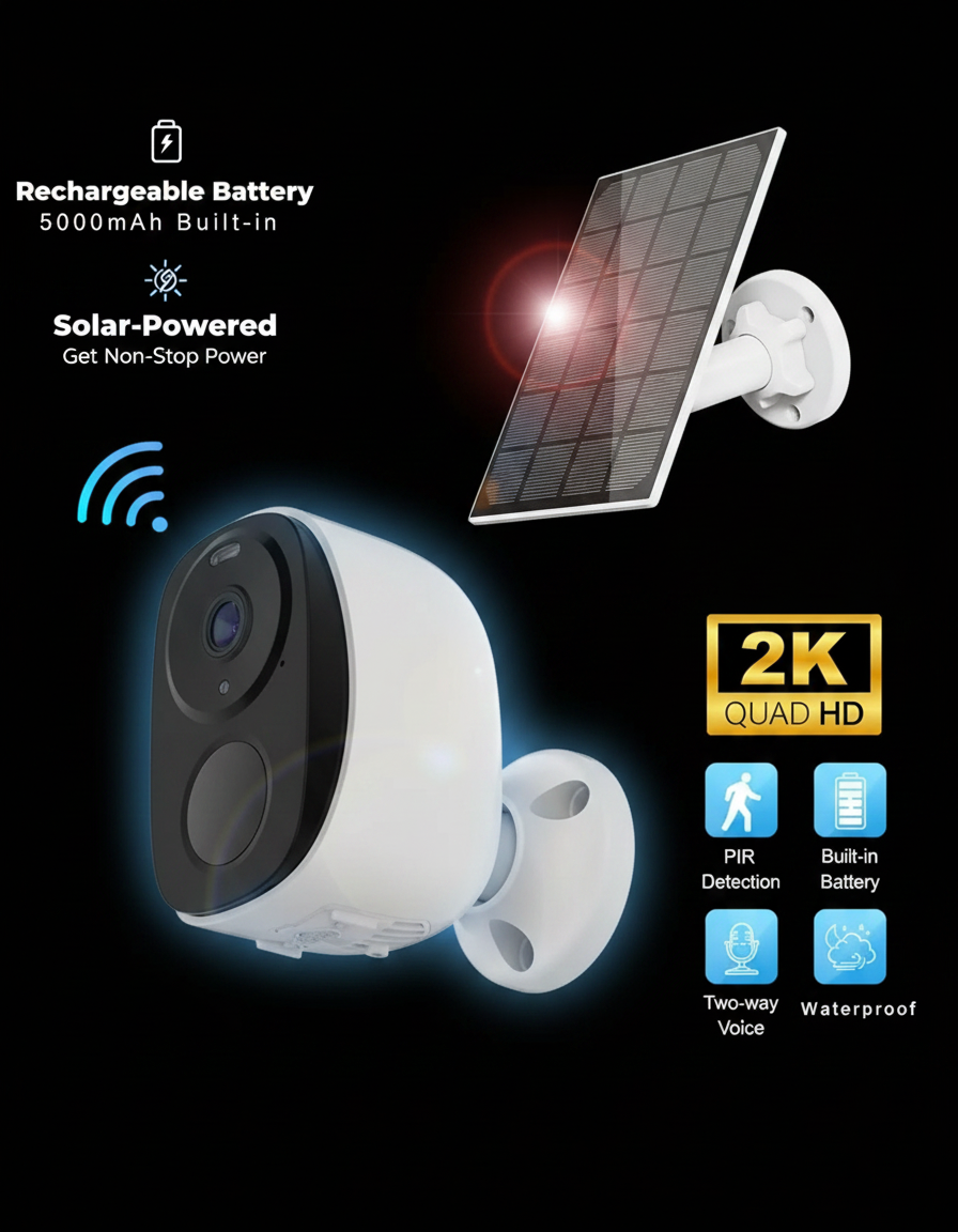GuardNest Core Cam with Floodlight.