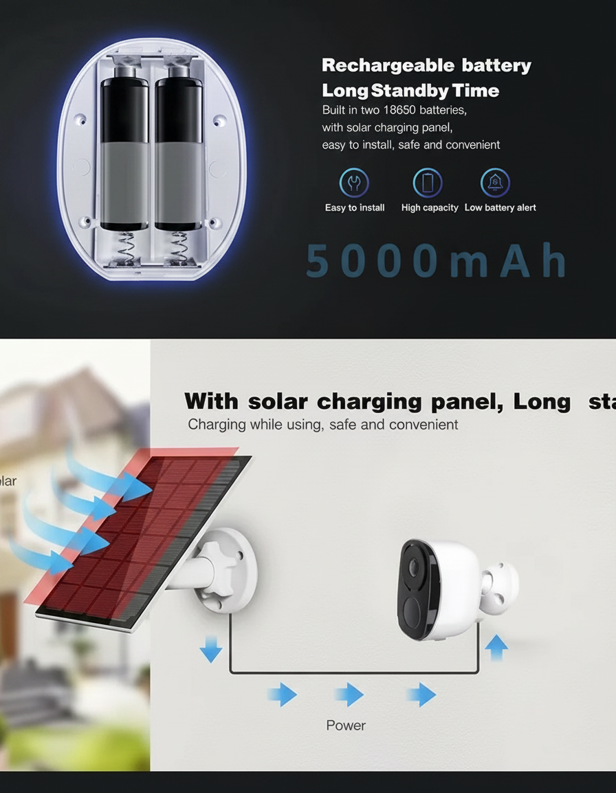 GuardNest Core Cam with Floodlight.