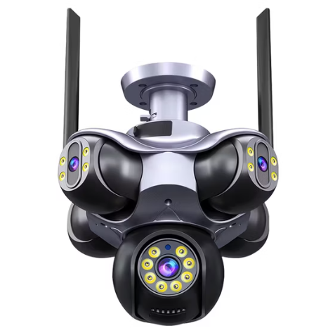 20MP 5-Lens 360° Smart Security Camera – Ultra HD Panoramic Outdoor Surveillance