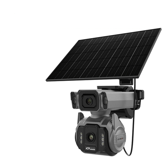 AI Tracking 4G Solar Security Camera – 12X Optical Zoom Dual-Lens Outdoor Surveillance